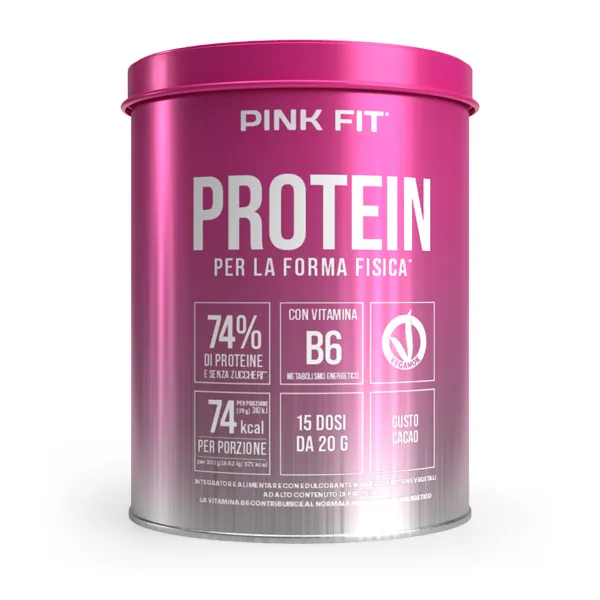 Wellness Proteine Pink Fit Protein proteine in polvere 300 g al cacao