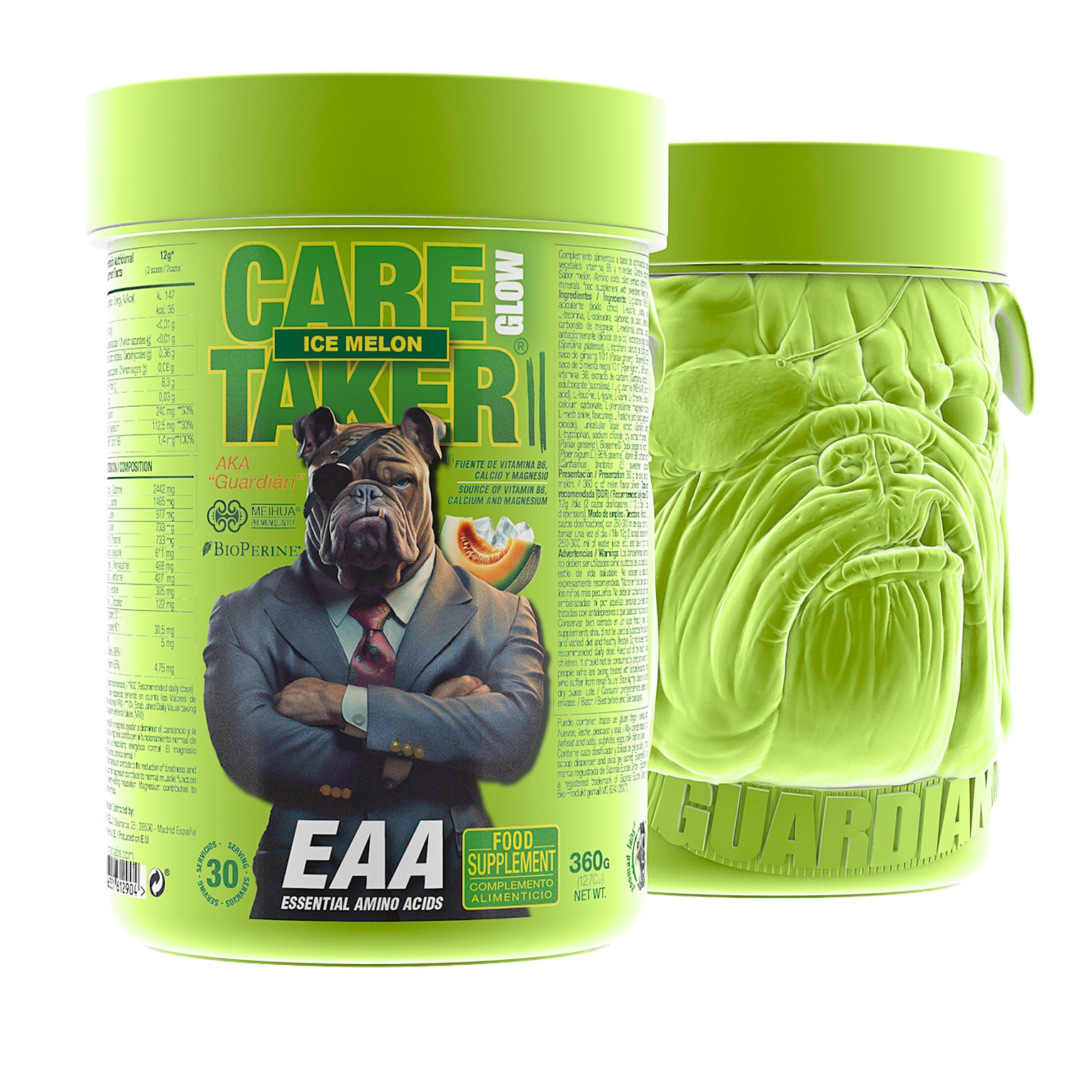 Zoomad Amminoacidi EAA Caretaker® II Glow 360 g gusto frutti di bosco