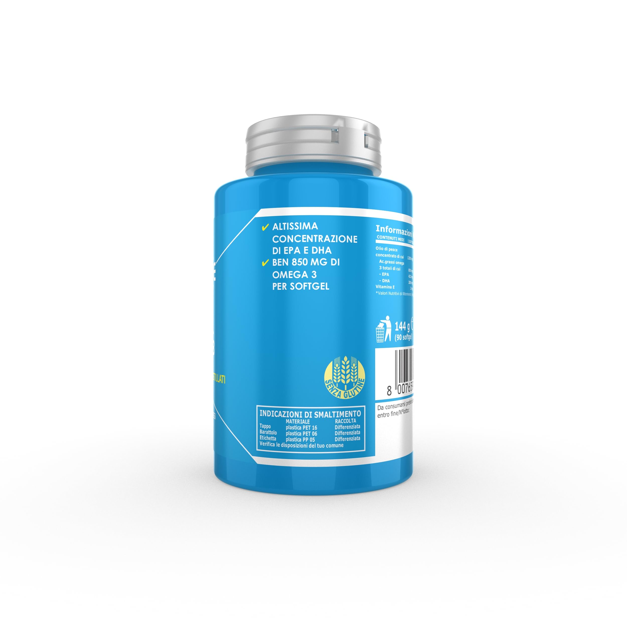 Ultimate Fitoterapici Special Omega 3 integratore omega 3 90 softgel EPA DHA