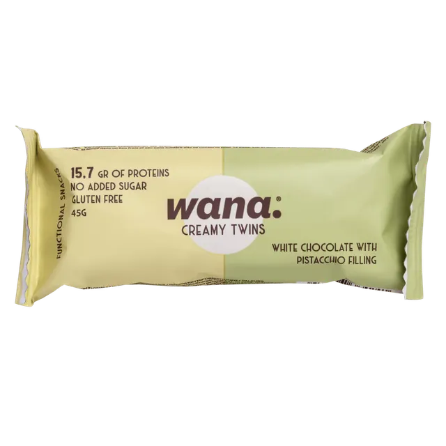 NEWTRITIONS Barrette Creamy Twins barretta pistacchio e cioccolato bianco 45g