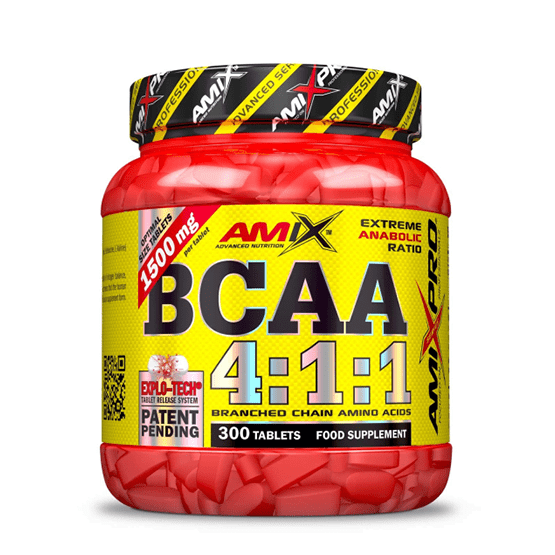 Amix BCAA 4:1:1 compresse 300 cps rapporto leucina 4:1:1