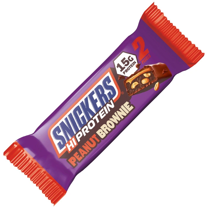 NEWTRITIONS Barrette Snickers HI Protein Bar barretta Peanut Brownie 50 g