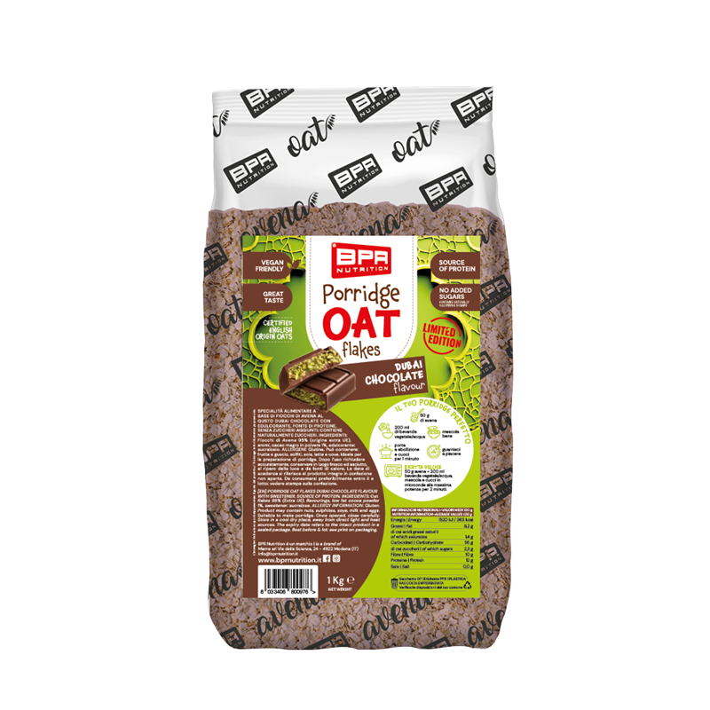 Wellness Muesli/Granola Porridge Oat Flakes Dubai Chocolate 1 kg