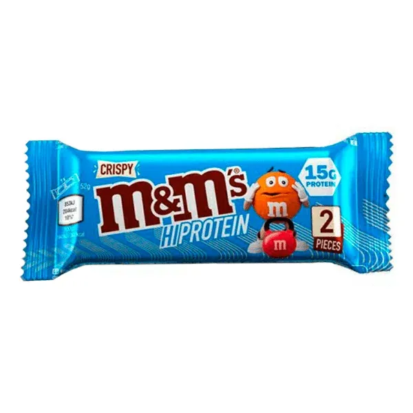NEWTRITIONS Barrette m&m’s Crispy – Hi Protein Bars barretta 51 g