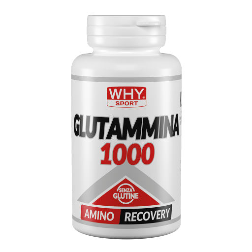 WHY SPORT Amminoacidi e creatina GLUTAMMINA 1000 compresse 100 compresse