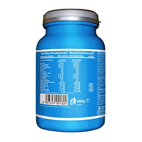 Ultimate Stimolatori Man Muscle Pre-Workout integratore arancia 500 g