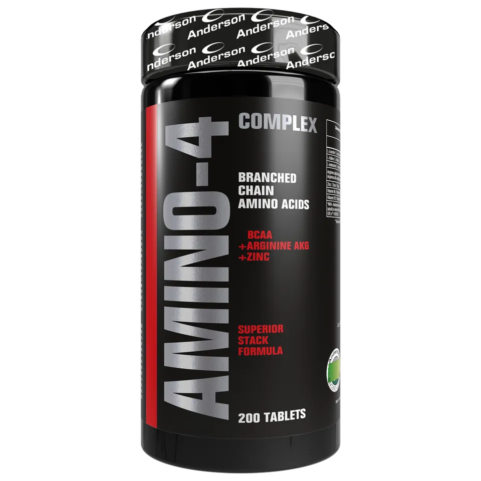 Wellness Amminoacidi Amino-4 Complex BCAA 200 compresse con arginina