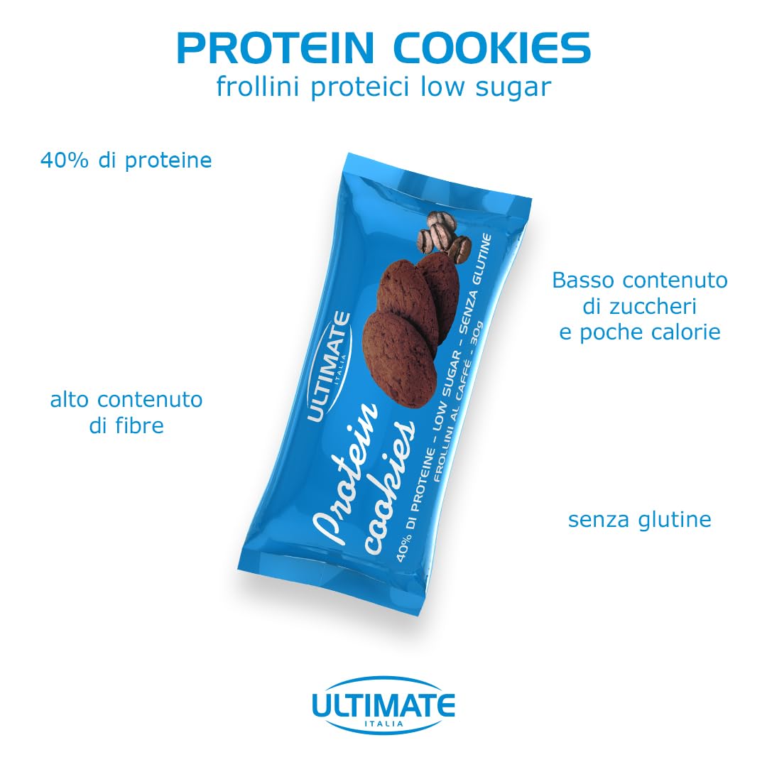 Ultimate Snack Protein Cookies biscotti proteici caffè 30 g low sugar