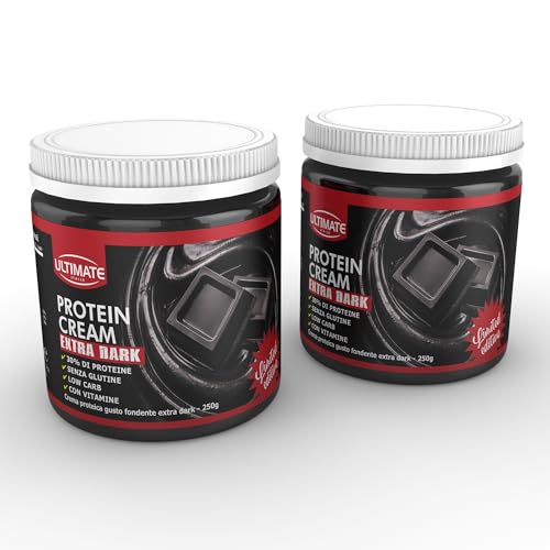 Ultimate Creme proteiche crema proteica fondente extra dark 2x250 g low carb