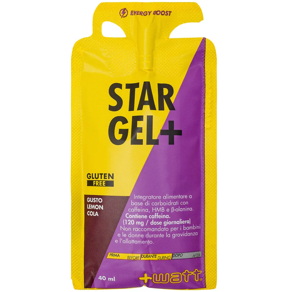 +WATT Endurance Line Star Gel+ gel energetico caffeina