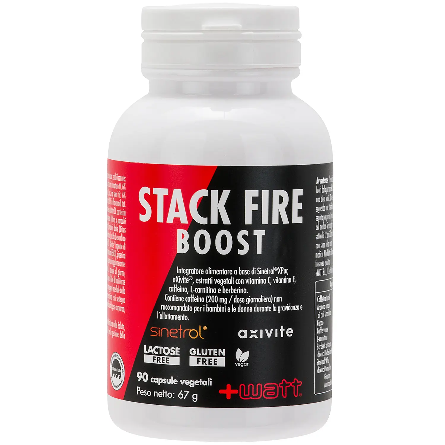 +Watt Advance Care Stack Fire Boost integratore metabolico