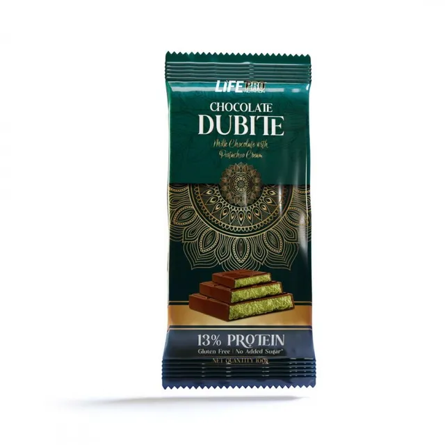 NEWTRITIONS Snack e Spuntini Dubite Chocolate Bar 13% Protein barretta 100 g