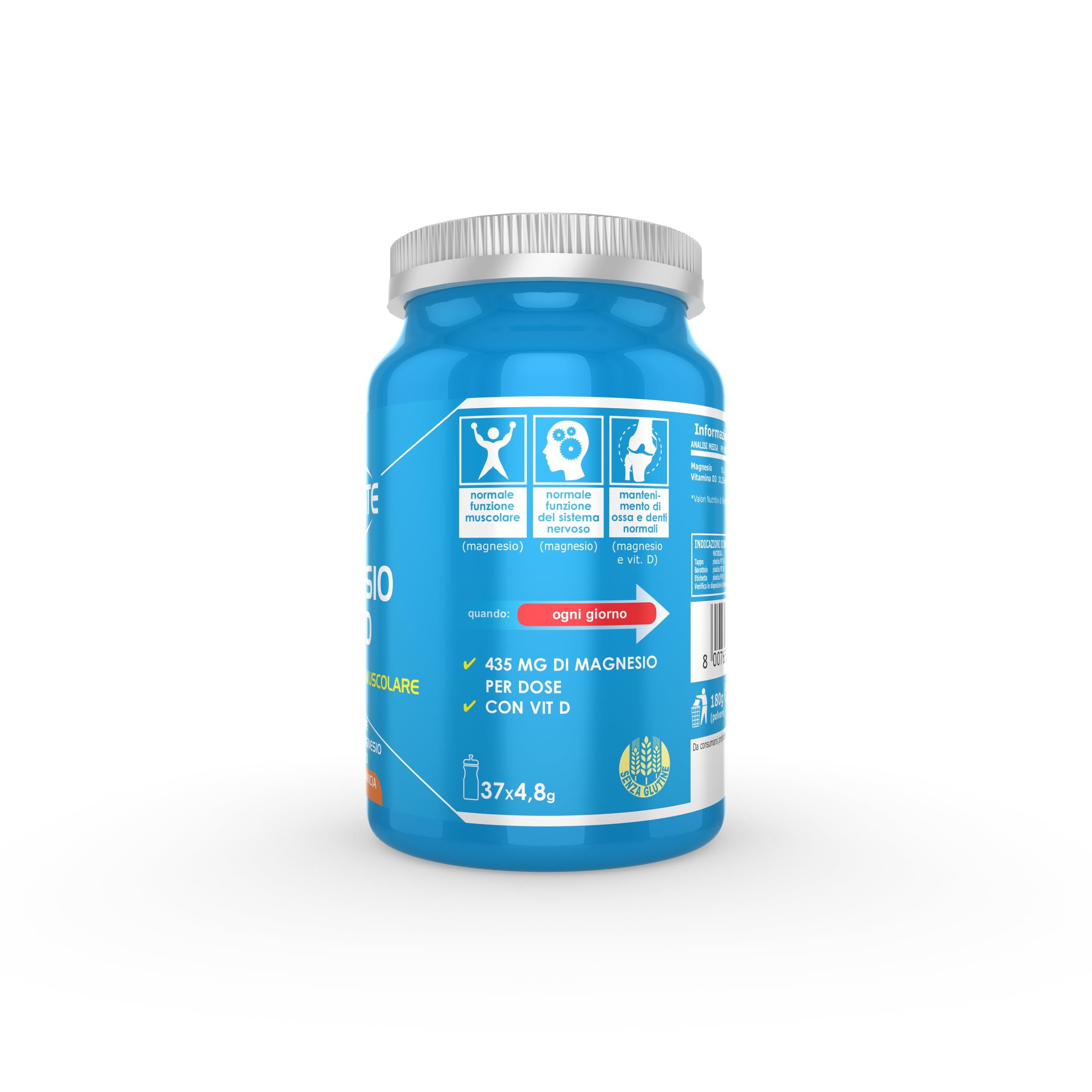 Ultimate Vitamine e minerali Magnesio + Vit. D integratore arancia 180 g
