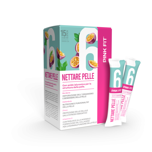 Wellness Vita Pink Fit Nettare Pelle integratore 15 stick gusto maracuja