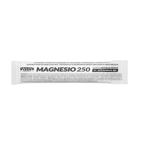 WHY SPORT Energetici MAGNESIO 250 ARANCIA ROSSA stick 10 ml