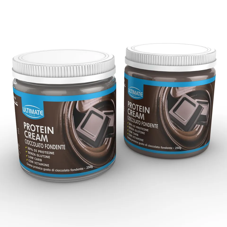 Ultimate Creme proteiche Protein Cream crema proteica cioccolato fondente 2x250 g
