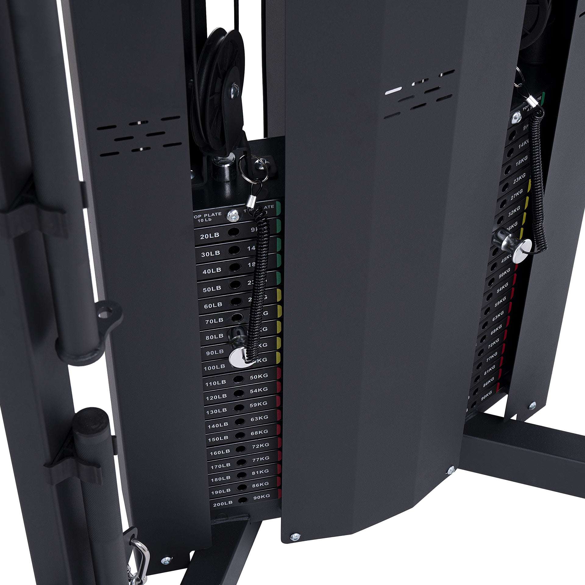 NEWTRITIONS Attrezzatura per l'Allenamento Cable Cross Rack Pro macchina cavi 180 kg