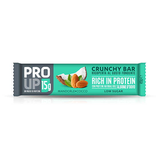 NEWTRITIONS Barrette Crunchy Bar – Mandorle e Cocco barretta 45 g