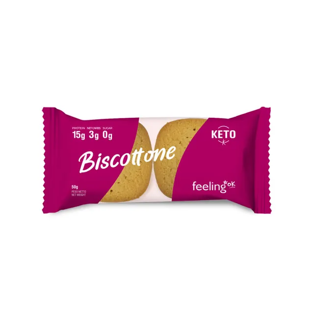 Wellness Biscotti Proteici e senza Zucchero Biscottone biscotto 25 g, vaniglia e limone