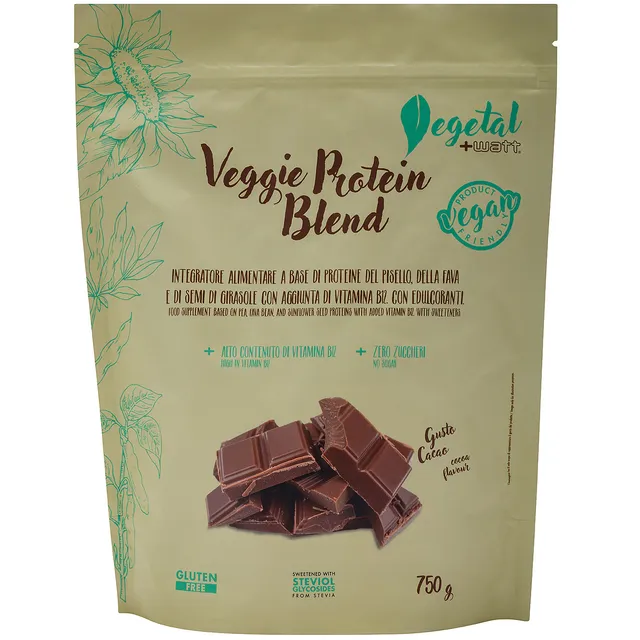 +Watt Vegetal Line Veggie Protein Blend proteine vegetali 30 g vegane