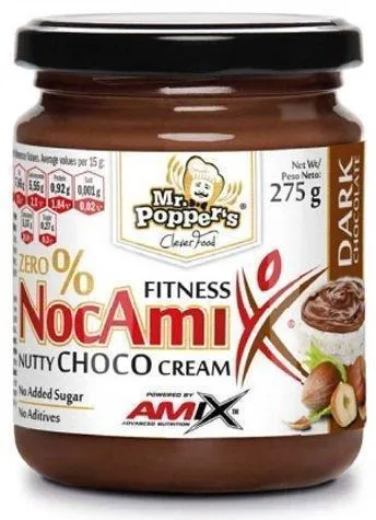 NEWTRITIONS Creme Spalmabili Mr. Popper’s – NocAmix crema spalmabile 275 g senza olio di palma