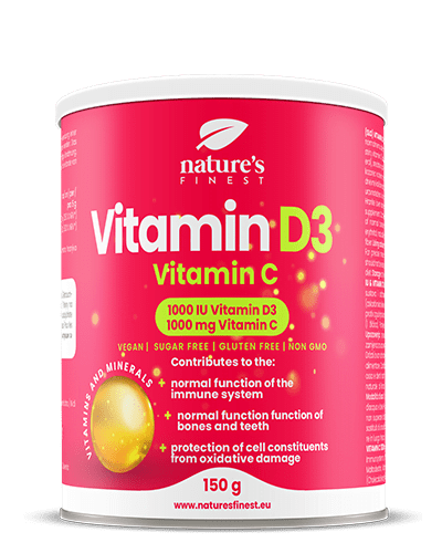 NEWTRITIONS Vitamine Vitamina D3 Vitamina C integratore 150 g