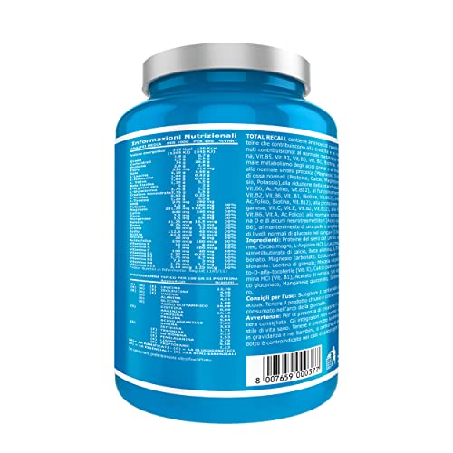 Ultimate Proteine Total Recall integratore cacao 700 g, formula 11 integratori