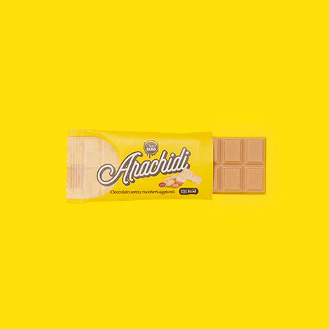 Wellness Biscotti Proteici e senza Zucchero Tavolette di cioccolato alle arachidi senza zuccheri aggiunti 3 x 25 g senza glutine