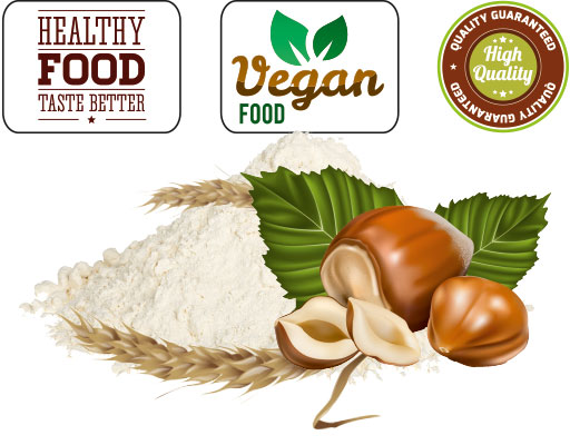 Wellness Farine e Fiocchi Farina di Avena Nocciola farina istantanea aromatizzata