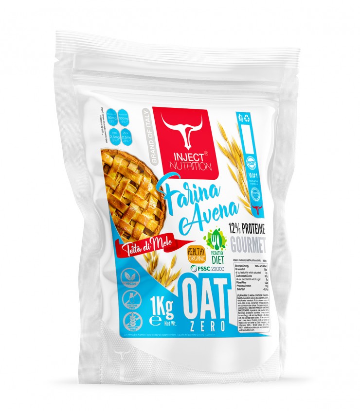 Wellness Farine e Fiocchi Farina di avena Torta di mele farina istantanea