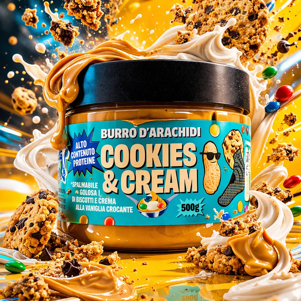 Zoomad Creme Spalmabili Fitcream crema proteica 500 g Cookies & Cream