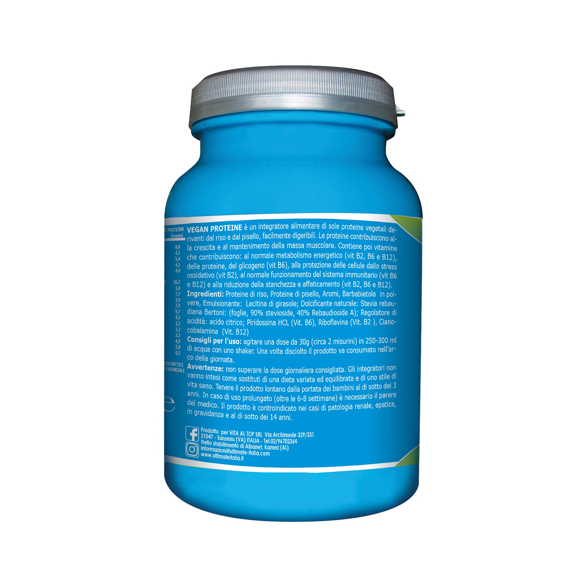 Ultimate Proteine Proteine Vegetali proteine 450 g fragola