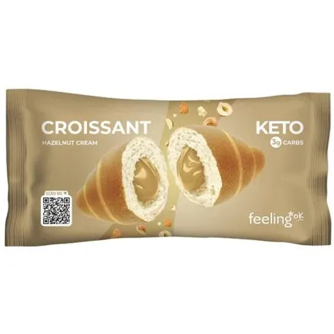 Wellness Food Keto Croissant Ripieno Nocciola croissant low carb