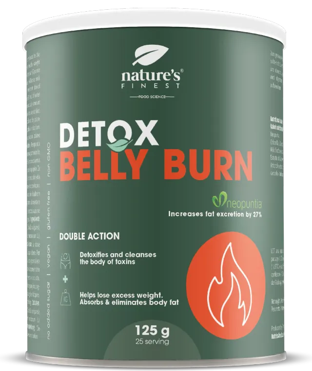 NEWTRITIONS Condizione Detox Belly Burn integratore 125 g con fibre
