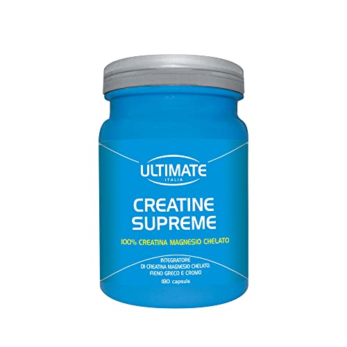 Ultimate Creatina Creatine Supreme creatina 180 capsule, magnesio chelato