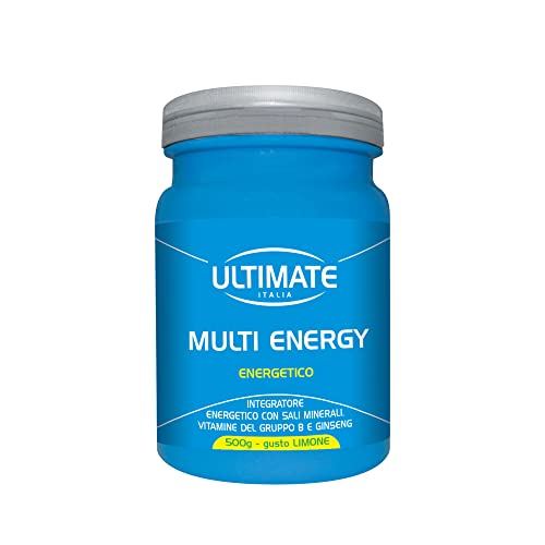 Ultimate Energetici Multi Energy integratore energetico limone 500 g