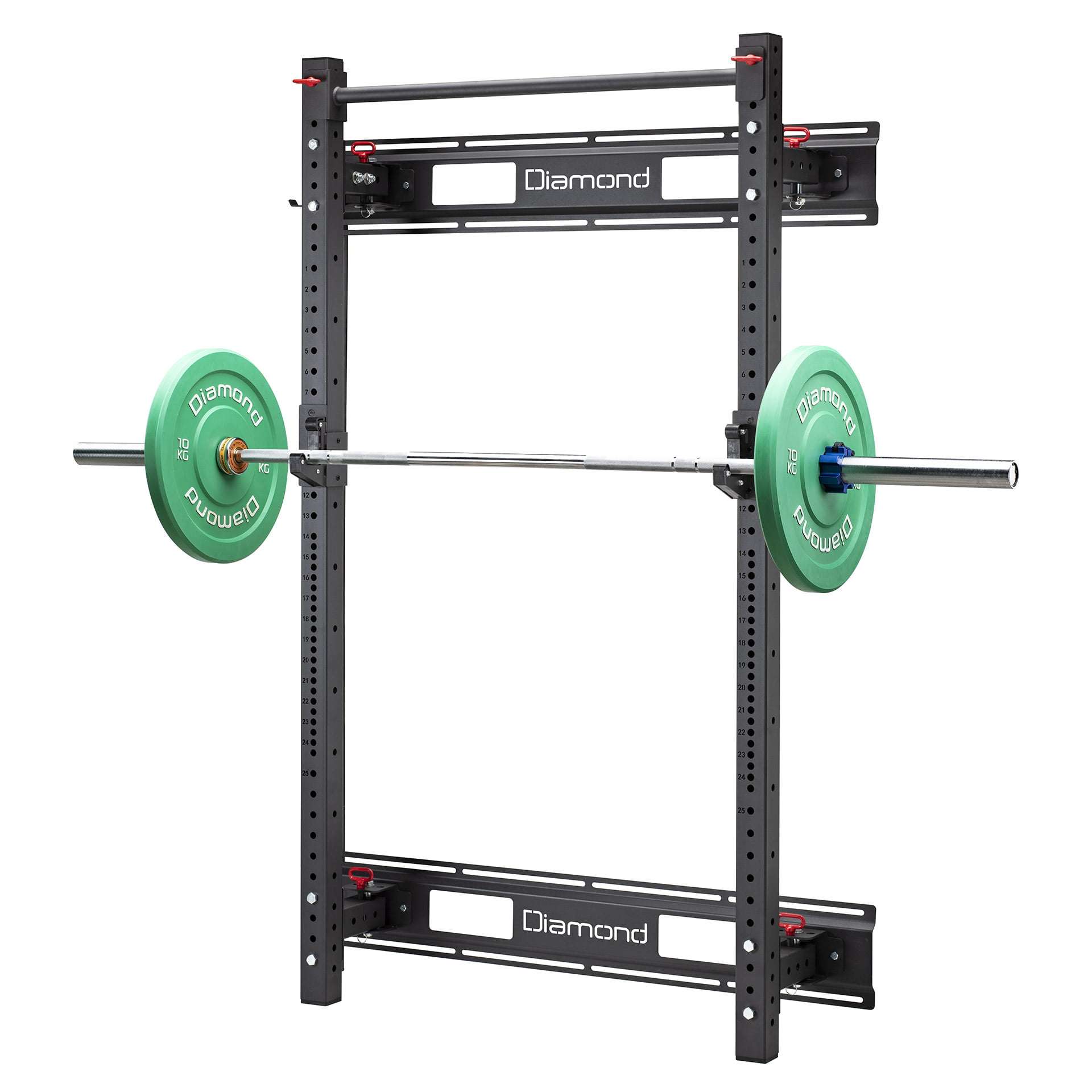 NEWTRITIONS Attrezzatura per l'Allenamento Foldable Power Rack rack pieghevole da parete