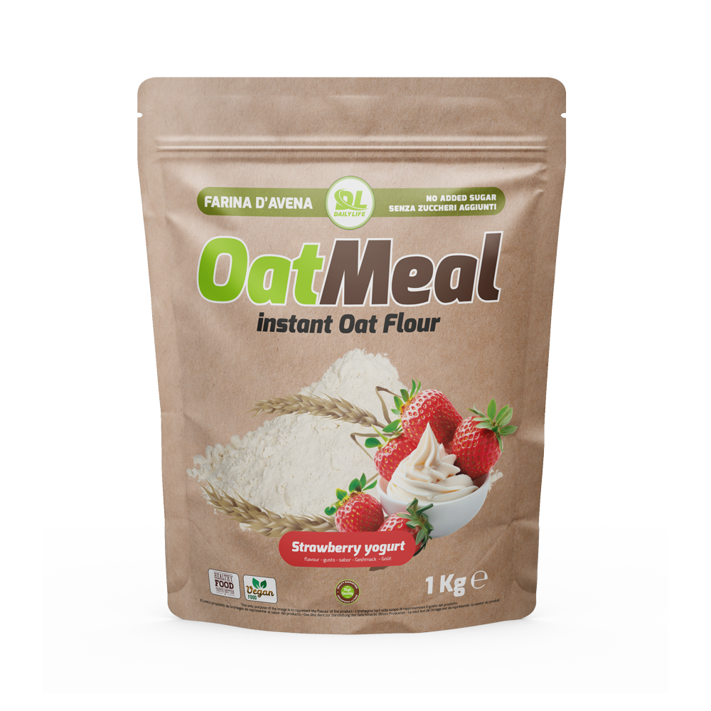 Wellness Farine e Fiocchi Farina di Avena Strawberry yogurt farina istantanea
