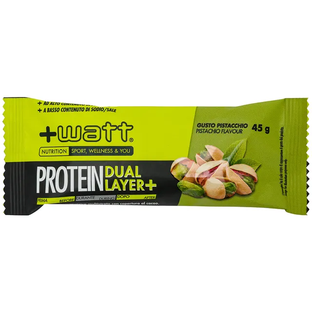 + WATT Power Line Protein Dual Layer+ barretta 45 g tiramisù