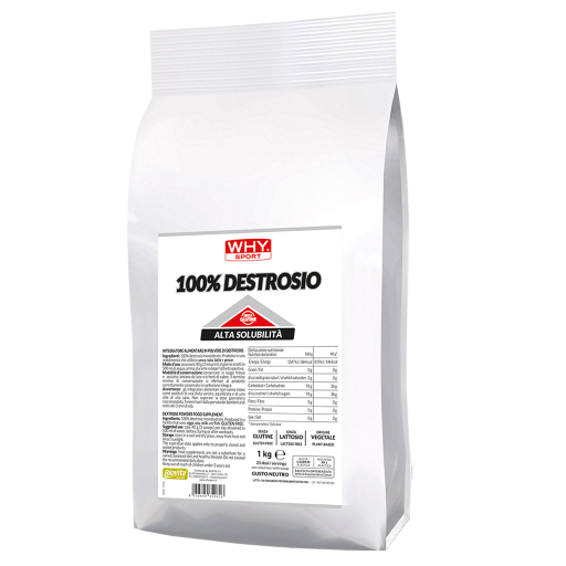 WHY SPORT Energetici 100% DESTROSIO NEUTRO destrosio 1 kg neutro