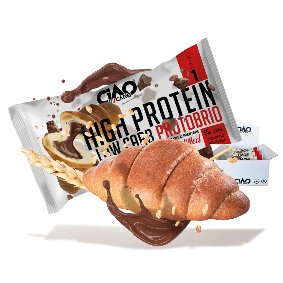 Wellness Food Keto CiaoCarb Protobrio al Cacao brioche proteica
