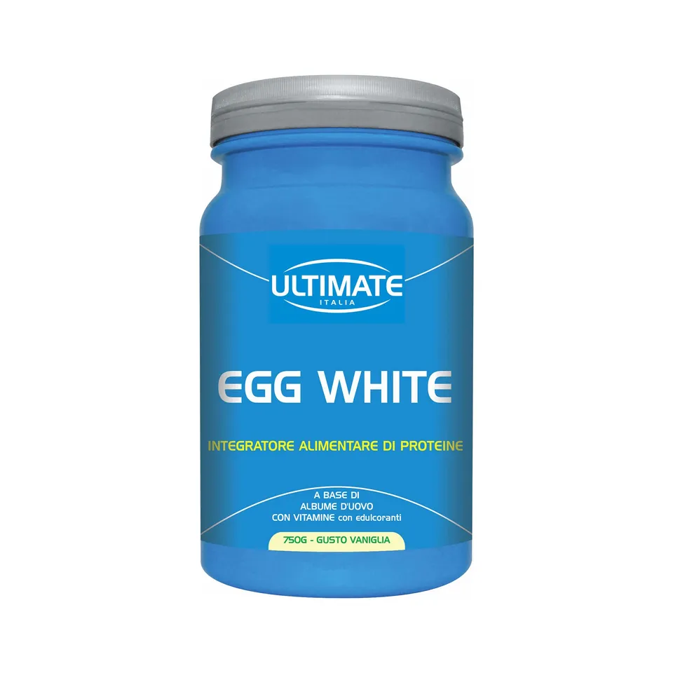 Ultimate Proteine Egg White proteine d’albume vaniglia 750 g, senza grassi e carboidrati