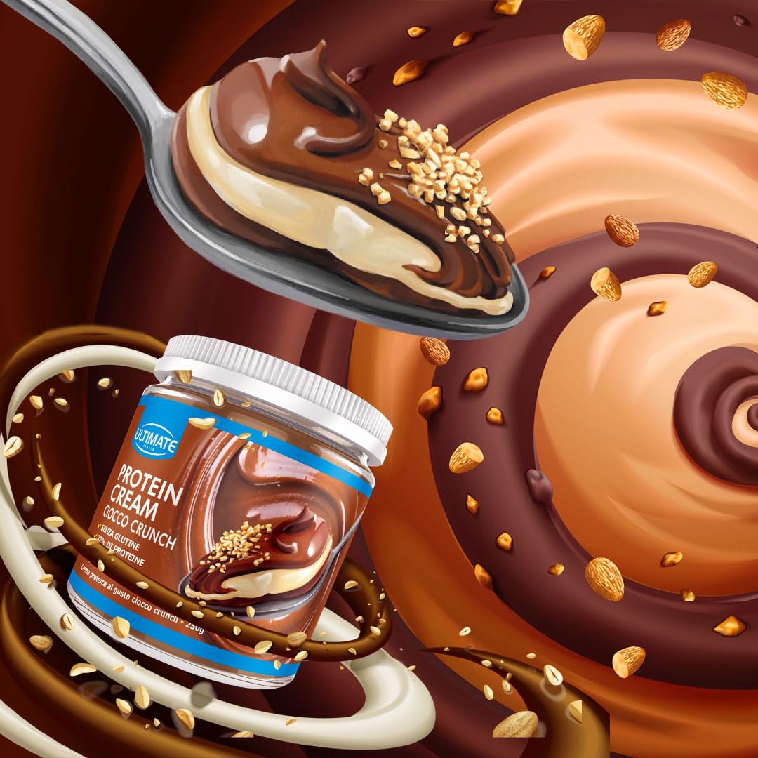 Ultimate Creme proteiche crema proteica Ciocco crunch 250 g low carb