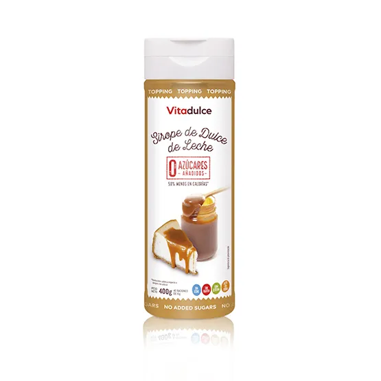 NEWTRITIONS Dolcificanti e Confetture Sciroppo Dulce de Leche 400 ml