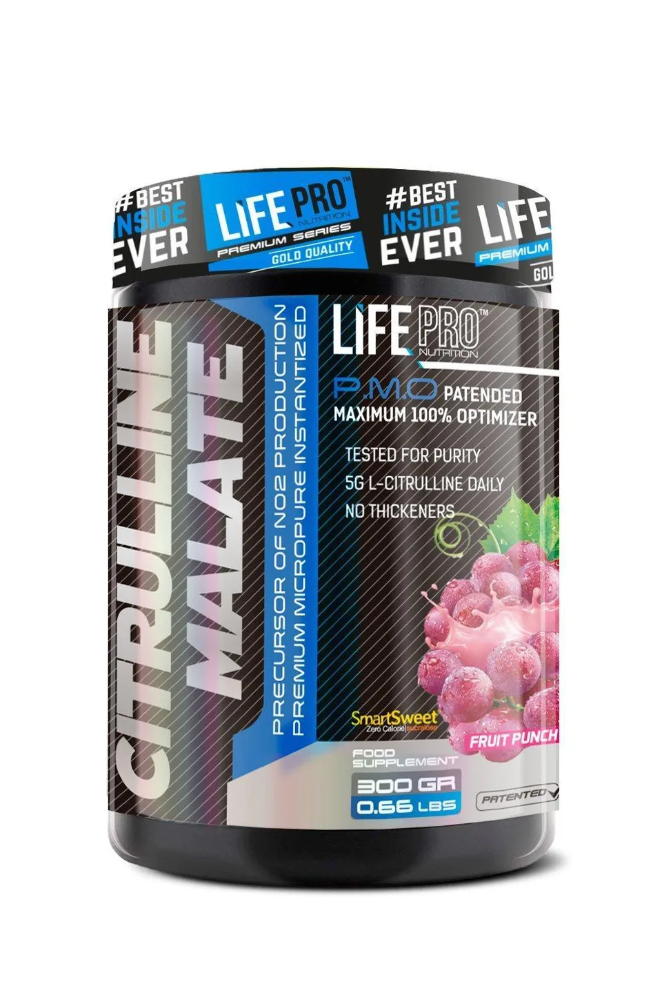 NEWTRITIONS Aminoacidi Citrulline Malate citrullina malato 300 g frutti rossi