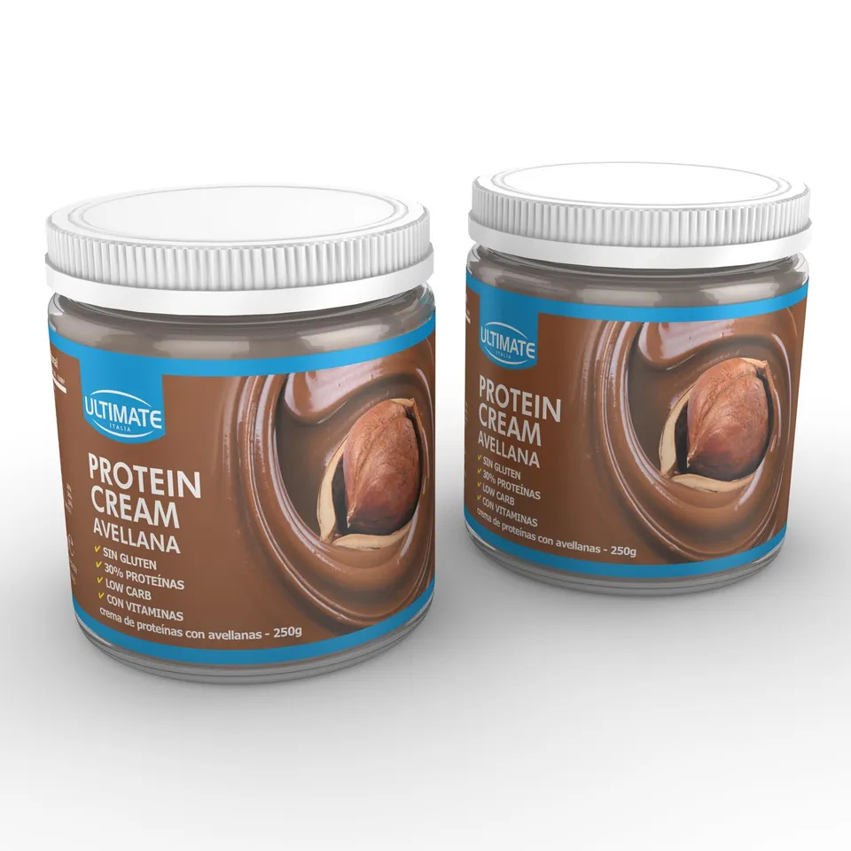 Ultimate Creme proteiche Protein Cream crema proteica nocciola 2 x 250 g low carb