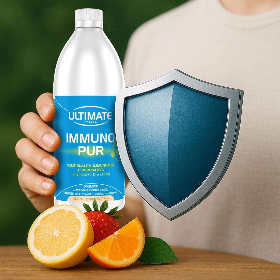 Ultimate Fitoterapici Immuno Pur Fruit Tea integratore 450 ml