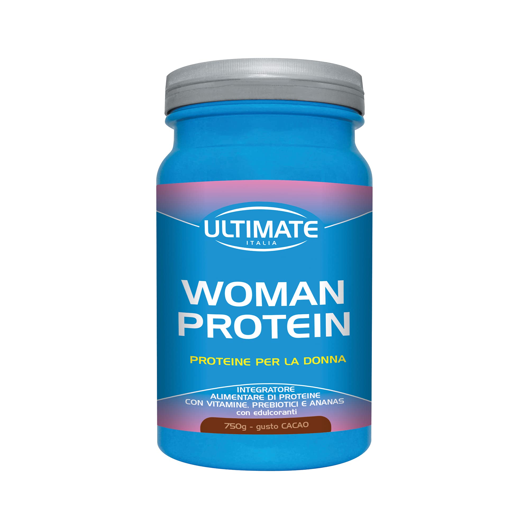 Ultimate Proteine Woman Protein cacao 750 g proteine soia e albume