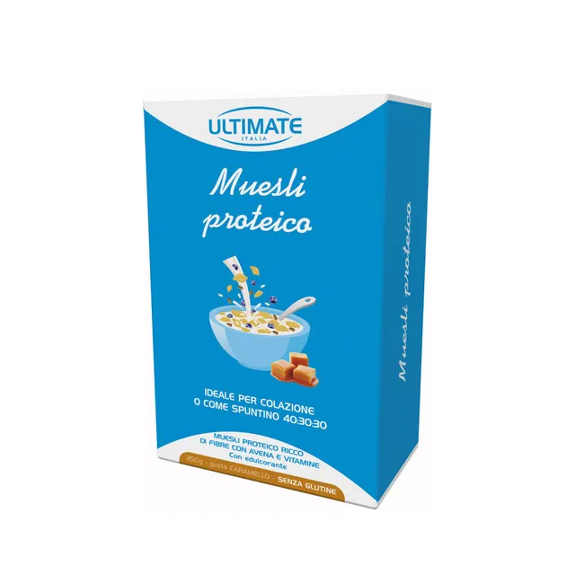 Ultimate Snack Muesli proteico caramello muesli