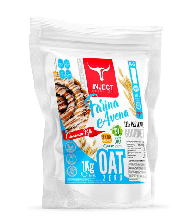 Wellness Farine e Fiocchi Farina di avena Cinnamon rolls farina 1 kg aromatizzata